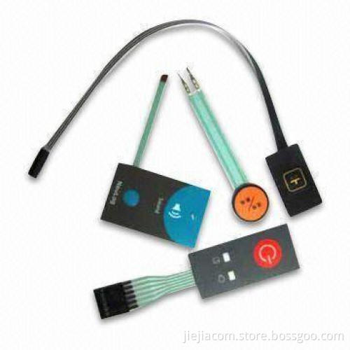 One Button Membrane Switches for GPS/LED, with Connector, OEM and ODM Orders are Welcome